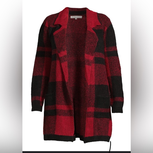 Absolutely Famous- Plaid Cardigan Sweater size XL‎ - Picture 2 of 8